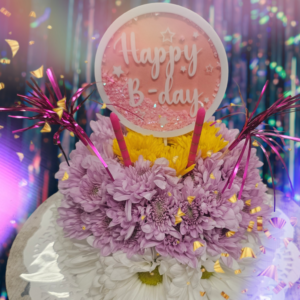 Sugar-Free Flower Cake