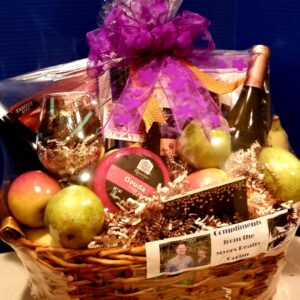 Wine and Cheese Basket